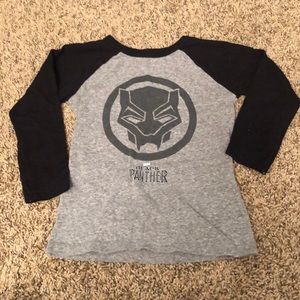 Black panther youth shirt